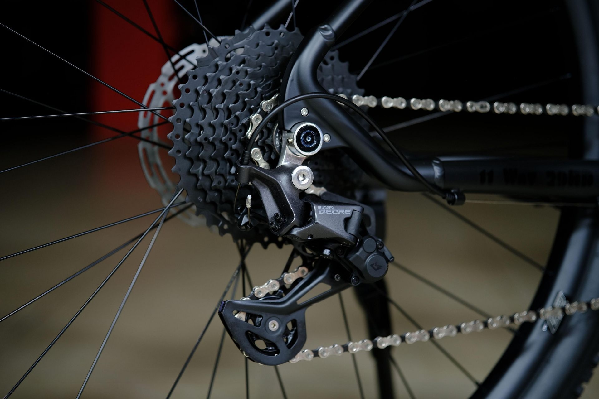 Задний переключатель Shimano Deore HOKE 11 Way 29 HD матовый чёрный-серый 21